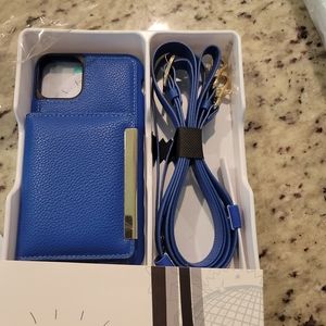 Smartish wallet phone case. DANCING QUEEN, in blue. For iPhone 11 pro max/11pro